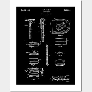 Safety Razor 1935 White Patent Posters and Art